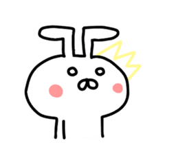 Yururin Rabbit by yotty sticker #11001876