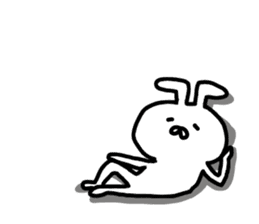 Yururin Rabbit by yotty sticker #11001880