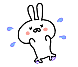 Yururin Rabbit by yotty sticker #11001883