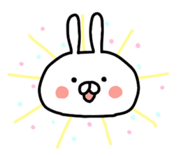 Yururin Rabbit by yotty sticker #11001889