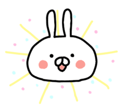 Yururin Rabbit by yotty sticker #11001889