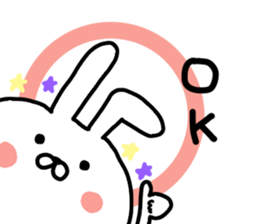 Yururin Rabbit by yotty sticker #11001894