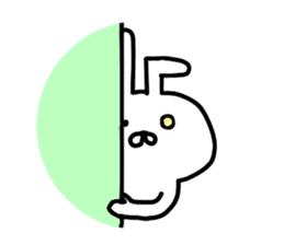 Yururin Rabbit by yotty sticker #11001896
