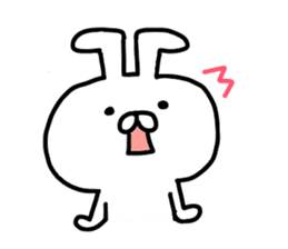 Yururin Rabbit by yotty sticker #11001899