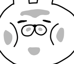Yururin Rabbit by yotty sticker #11001901