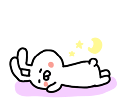 Yururin Rabbit by yotty sticker #11001902