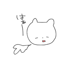 Geek cat and geek bear sticker #11002107