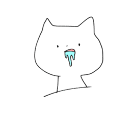 Geek cat and geek bear sticker #11002109