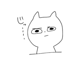 Geek cat and geek bear sticker #11002110