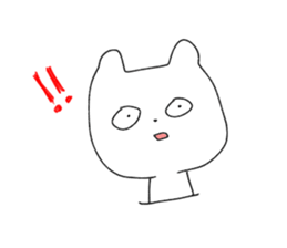 Geek cat and geek bear sticker #11002135