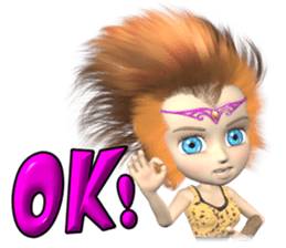 3d Ating &  Zozo sticker #11002707