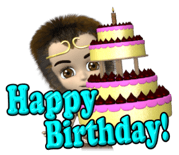 3d Ating &  Zozo sticker #11002709