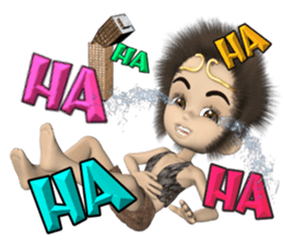 3d Ating &  Zozo sticker #11002710