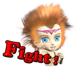 3d Ating &  Zozo sticker #11002715