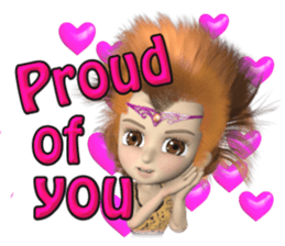 3d Ating &  Zozo sticker #11002720