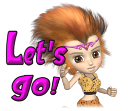 3d Ating &  Zozo sticker #11002731