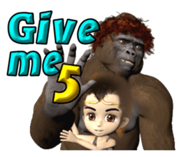 3d Ating &  Zozo sticker #11002740