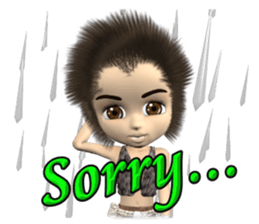 3d Ating &  Zozo sticker #11002742