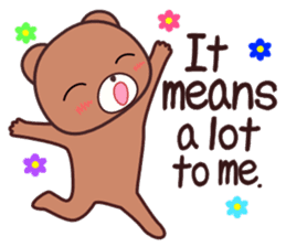 Bear 1 (English) sticker #11002788