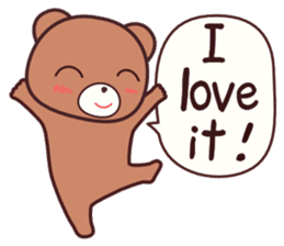 Bear 1 (English) sticker #11002791