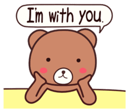 Bear 1 (English) sticker #11002794