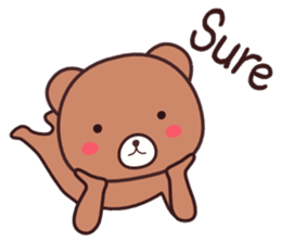 Bear 1 (English) sticker #11002795