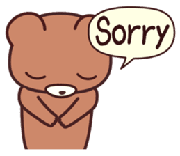 Bear 1 (English) sticker #11002799