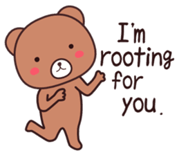 Bear 1 (English) sticker #11002800