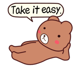 Bear 1 (English) sticker #11002801