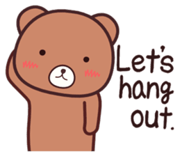Bear 1 (English) sticker #11002803