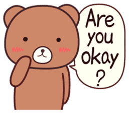 Bear 1 (English) sticker #11002804