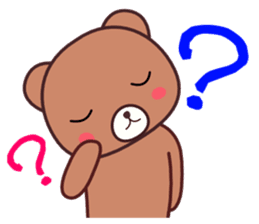 Bear 1 (English) sticker #11002805