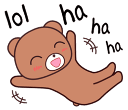 Bear 1 (English) sticker #11002806