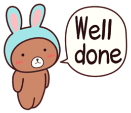 Bear 1 (English) sticker #11002808