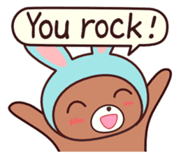 Bear 1 (English) sticker #11002809