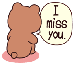 Bear 1 (English) sticker #11002813