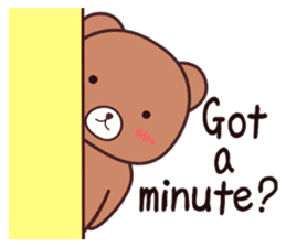 Bear 1 (English) sticker #11002814