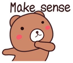 Bear 1 (English) sticker #11002815