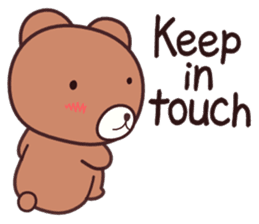 Bear 1 (English) sticker #11002816