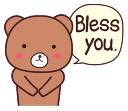 Bear 1 (English) sticker #11002818