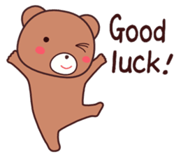 Bear 1 (English) sticker #11002819