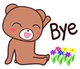 Bear 1 (English) sticker #11002822