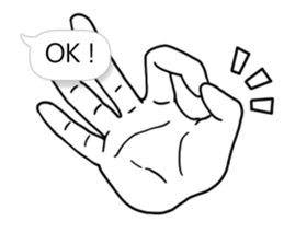 Hands will speak sticker #11003667