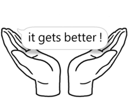 Hands will speak sticker #11003678