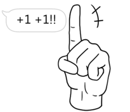 Hands will speak sticker #11003684