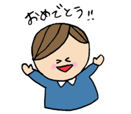 Pretty boy & girl. sticker #11003749