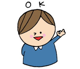 Pretty boy & girl. sticker #11003753