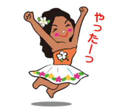 plumeria sticker #11004313