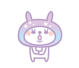 Dreamin' rabbit Hood sticker #11004785