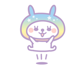 Dreamin' rabbit Hood sticker #11004786